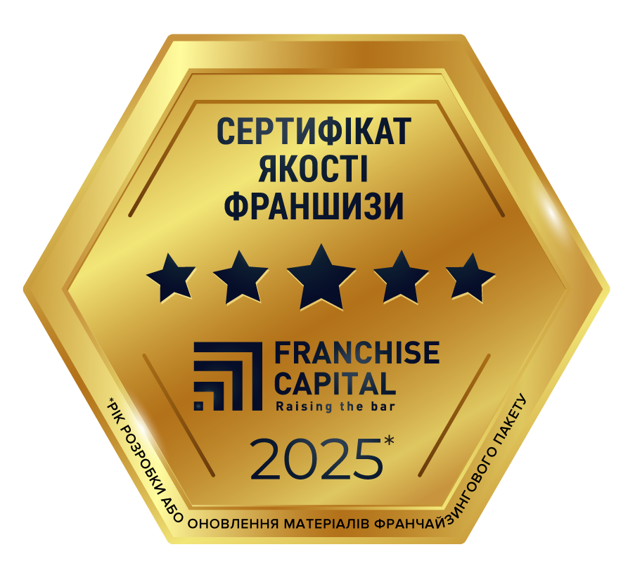 Сертифікат якості франшизи 2025